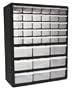 HOMAK HA01039001 39-Drawer Plastic Parts Organizer