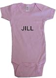 JILL - Name-Series - White, Blue or Pink Onesie / Baby T-shirt