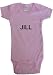 JILL - Name-Series - White, Blue or Pink Onesie / Baby T-shirt