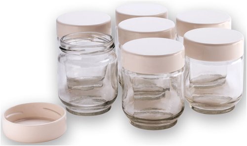 Lagrange - 430001 - Yaourtière - Jeu 7 pots verre