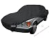 Produkt-Bild: Car-Cover Satin Black mit Spiegeltasche f&uuml;r Mercedes S-Klasse W126 Kurz