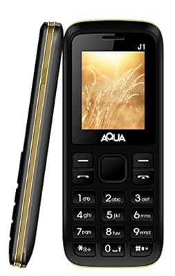 Aqua J1 - Dual SIM Basic Mobile Phone - Black