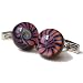 Circus Top Handmade Lampwork Glass Cufflinks-DD-KB6-0950