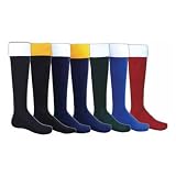 Red Lion Turndown Rugby Socks-Irregular DK GREEN/WHITE 10-13 (NOT SHOE SIZE- SEE SIZES BELOW)