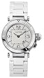 NEW CARTIER PASHA SEATIMER STEEL WATCH W3140002 NEW CARTIER PASHA SEATIMER STEEL WATCH W3140002