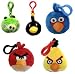 Angry Birds Bag Clips - 4 Birds and 1 Pig Assortment