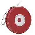Swing Solo CD Case Holds 20 CDs, Two CDs Back to Back in Archival Plastic Sleeves with Soft Poly Divider, Sport Red.