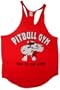 P303 Pitbull Gym Mens Stringer Tank Top B2B (XL, Red)
