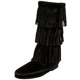 Minnetonka Womens 1632 3-Layer Fringe Boot