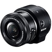 Sony レンズスタイルカメラ QX1 パワーズームレンズキット(ブラック/デジタル一眼) ILCE-QX1L