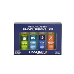 Tisserand - Travel De-Stress and Energise - Kit sp�cial voyage d�stressant et �nergisant - 4 x 10 ml (Import Grande Bretagne)