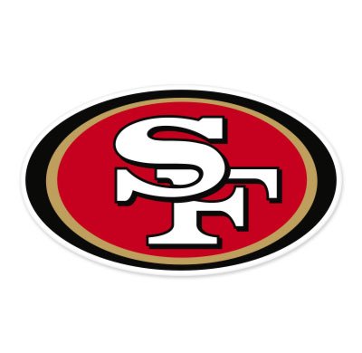 San Francisco 49ers NFL car bumper sticker decal (5
