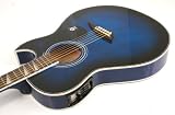 Lindo 2010 slim Blue Electro Electric Acoustic Guitar Canvas Carry Bag