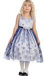 Girls  Glittering Metallic Sleeveless Flower-Girl Dress  With a Bow(s)