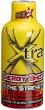 Stacker Xtra 4x The Strength Energy Shot, 3-Ounce Bottles (Pack of 12)