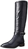 Nine West Women's Heavinli Leather Boot, Navy, 8 M US