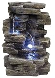 Alpine WIN220 Tabletop Waterfall Fountain w/ LED Lighting