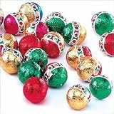 Christmas Solid Milk Chocolate Balls (1 Lb - 90 Pcs)