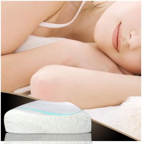 ROYAL AMA® Queen Size Latex Pillow, Improve Healthy Sleep Environment, 100% Natural Talalay Latex, Milky white