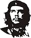 DelhiTraderss Che Guevara Hood, Bumper, Sides, Windows Car Sticker (Black) RS.99.00