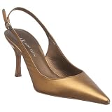 AK Anne Klein Women's Makaya Sling,Bronze Leather,11 M