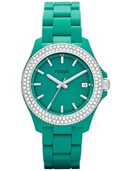 Fossil Retro Traveler Resin Watch - Aqua Am4468