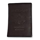 Black Leather Passport Cover
