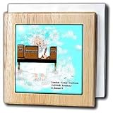 God s Office - 6 Inch Tile Napkin Holder