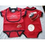 St. Louis Cardinals Baby Onesie, Bib and Booties