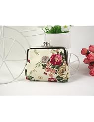 Beautiful Anna Sui Vintage Floral Victorian Style Double Pockets Coin Purse... by 