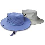 Womanswork 282 Cotton Rancher Hat with Chin Cord, Khaki