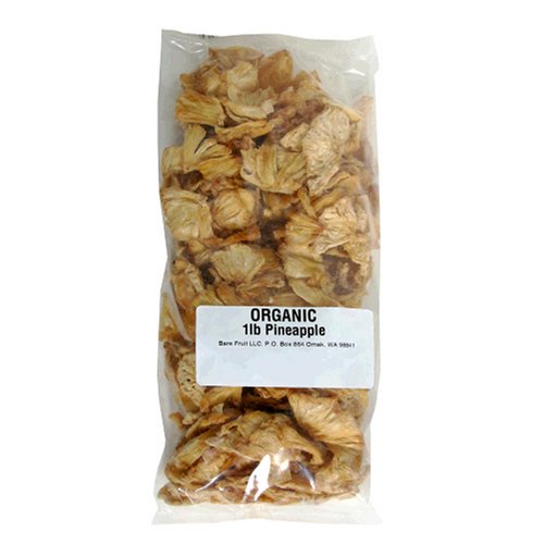 Bare Fruit Organic Dried Pineapple, 16-Ounce Unit (Pack of 2) by Bare Fruit
