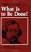 Books : What Is to Be Done?