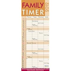 Family Timer Lifestyle 2012: Mit 4 Spalten. Mit Ferienterminen