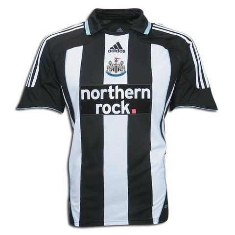 Newcastle United 08/09 Home Soccer Jersey