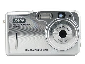 SVP DC-12X 12MP Max Digital Camera 2.0AAA Color TFT LCD