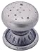 Amerock BP4485-WN Ambrosia Euro Stone Circle 1-1/4-Inch Diameter Knob, Weathered Nickel