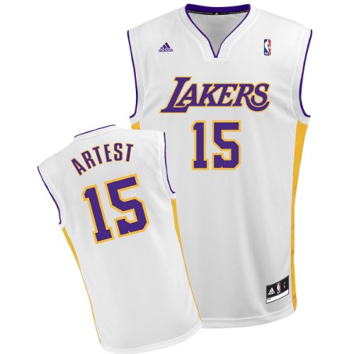 Adidas Los Angeles Lakers Ron Artest Revolution 30 Replica Alternate Jersey Medium