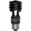 Globe 13-Watt Ultra-Mini Compact Fluorescent Spiral Bulb (60-Watt Incandescent Equivalent), Black Light, 3-Pack #37610