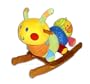 Rockabye 85001 Luc Leafwalker Rocker - 9 Months to 3 Years, to 50 pounds