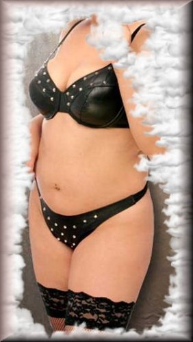 Sexy y2Diva Studded Leather Bra shown with Thong (DIVA3 200X) in Queen Plus Size 1X, 2X or 3X 41DED8NBAZL Sexy y2Diva Studded Leather Bra shown with Thong (DIVA3 200X) in Queen Plus Size 1X, 2X or 3X
