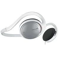 Philips SHS391 Behind-The-Head Headphone (White)