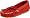 Minnetonka Women's 406 Kilty Moccasin,Red,7 M US