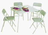 Cosco #14-551-WHD 5PC Table/Chair Set