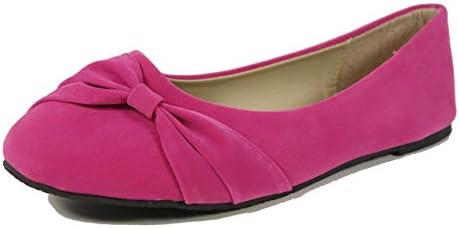 Carmine Toddler Little Girls Dress Ballet Bow Flat Shoes ,Carmine Girl 8510019 Fuchsia 3
