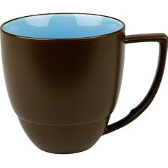 Waechtersbach DUO Kaffeebecher 360ml azur / chocolate