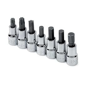 SK 84227 7 Piece Hex and Torx Disc Brake Caliper Set by SK Hand Tools