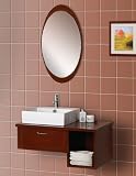 DreamLine Wall Mounted Modern Bathroom Vanity w/Porcelain Sink and Mirror. Complete Bath Vanity Set. DLVRB 134 RO 41DEHtTdrfL. SL160 DreamLine Wall Mounted Modern Bathroom Vanity w/Porcelain Sink and Mirror. Complete Bath Vanity Set. DLVRB 134 RO
