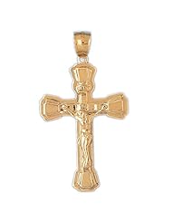 CleverEves 14k Gold Pendant Cross 6.2 - Gram(s)