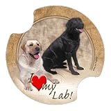 Labrador Retriever Carsters, Coasters for Your Car